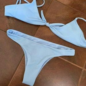 Baby blue bikini
